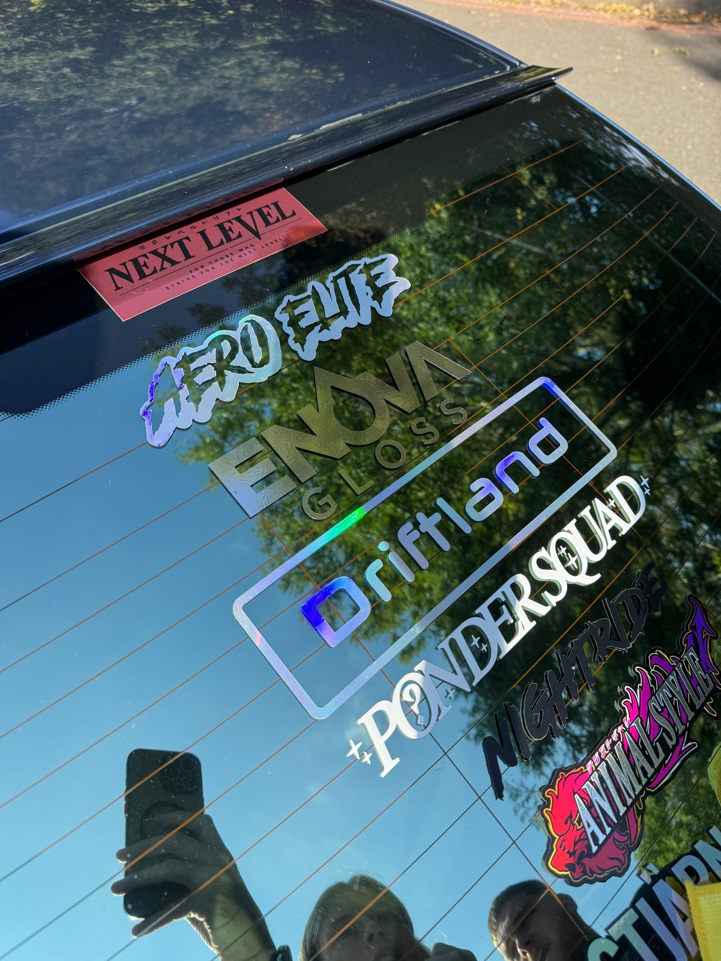 EnovaGloss Chrome Medium Sticker