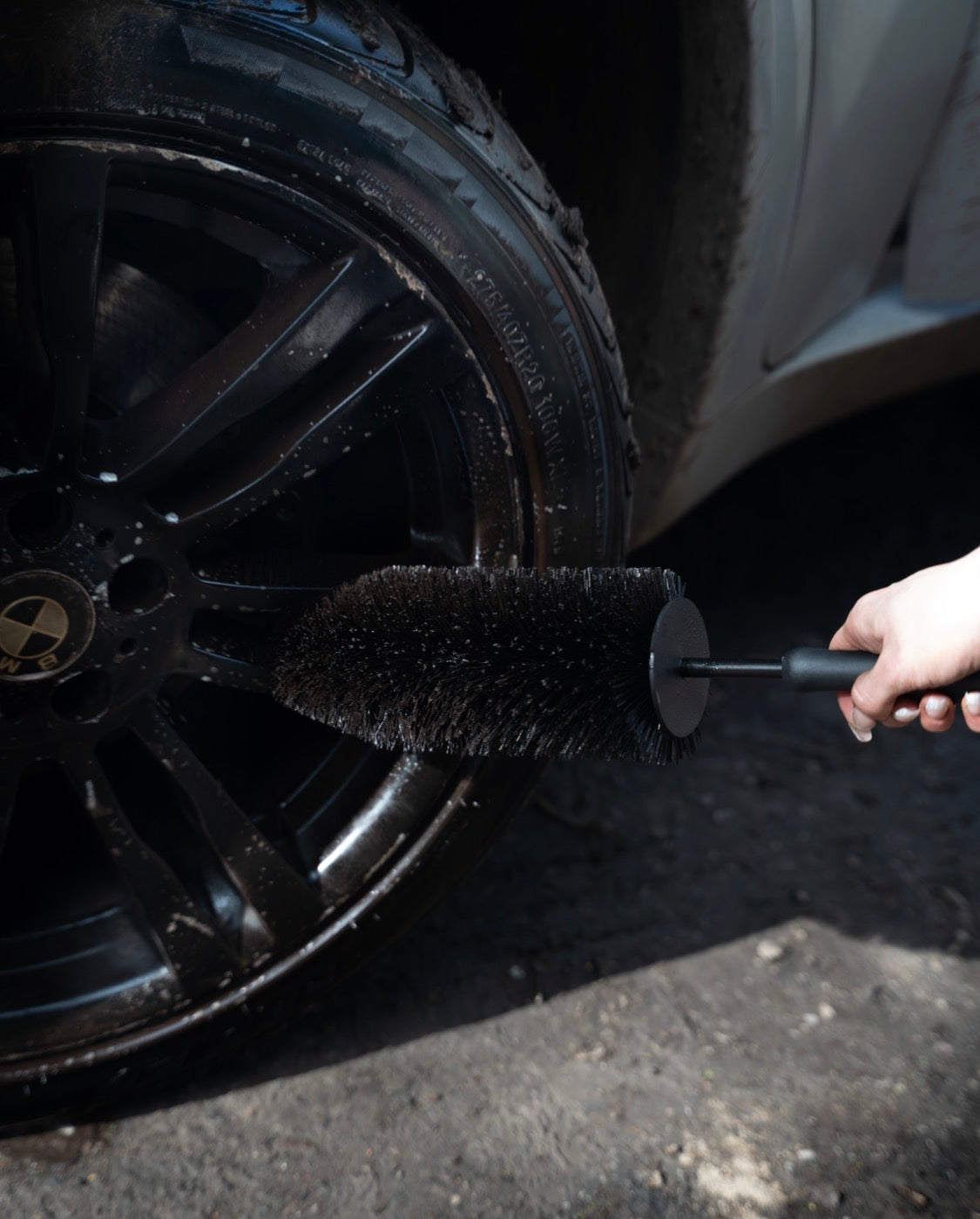 Large Wheel Barrel Brush - 45cm