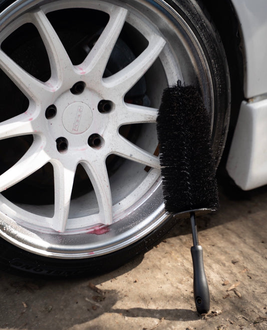 Large Wheel Barrel Brush - 45cm