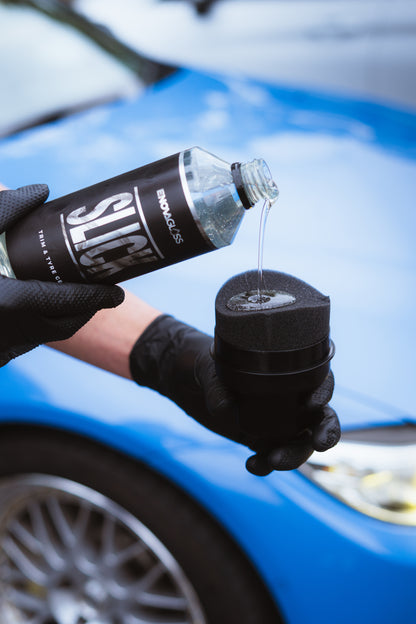 Tyre shine foam applicator